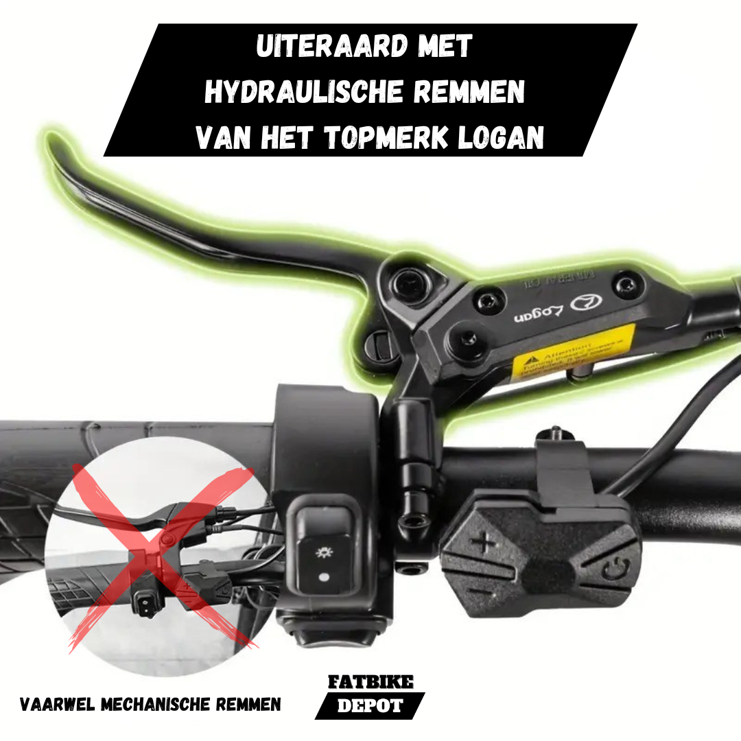 V20 PRO 2025 MET ACHTERZITJE ALARM HYDRAULISCHE REMMEN