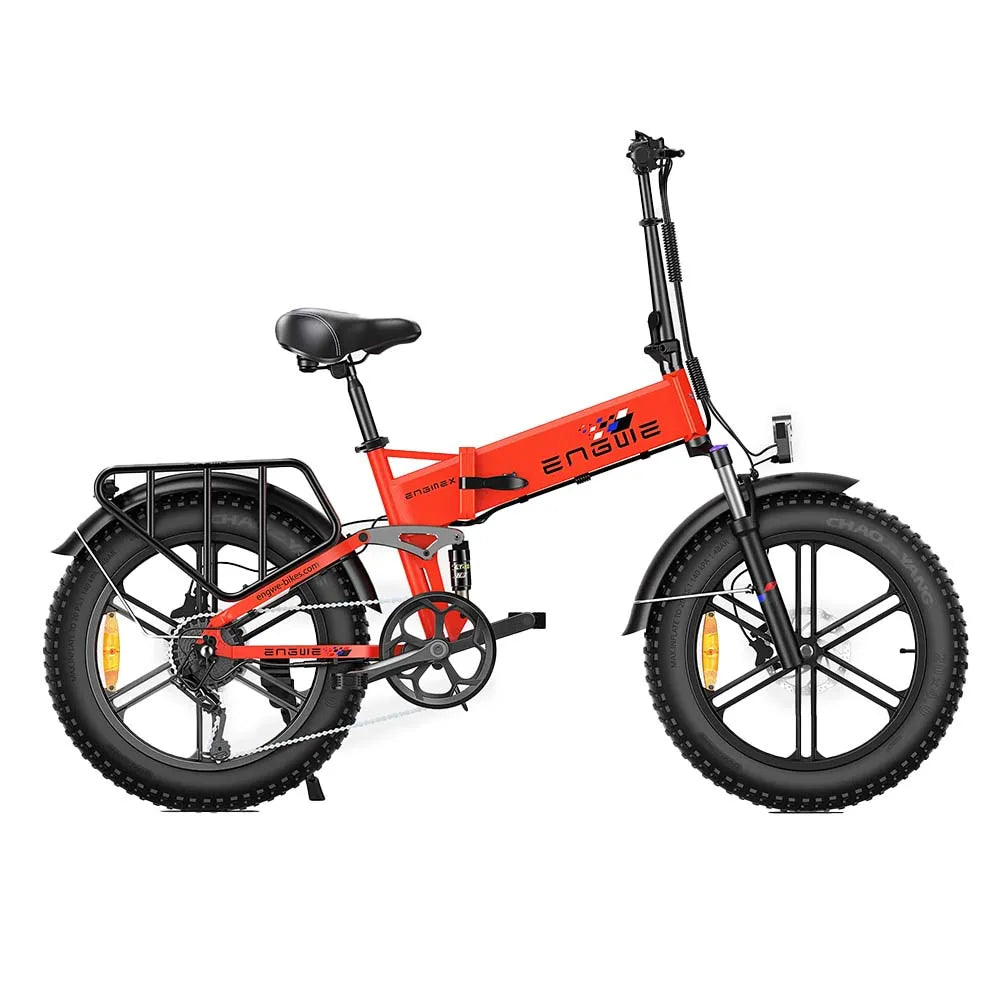 ENGWE Engine X - Fatbike - Elektrische Vouwfiets - Rood