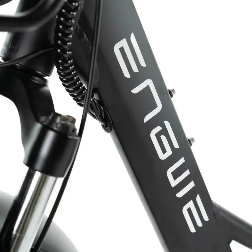 Engwe L20 - Lage Instap - Elektrische Fatbike - Met Voorrek - Zwart