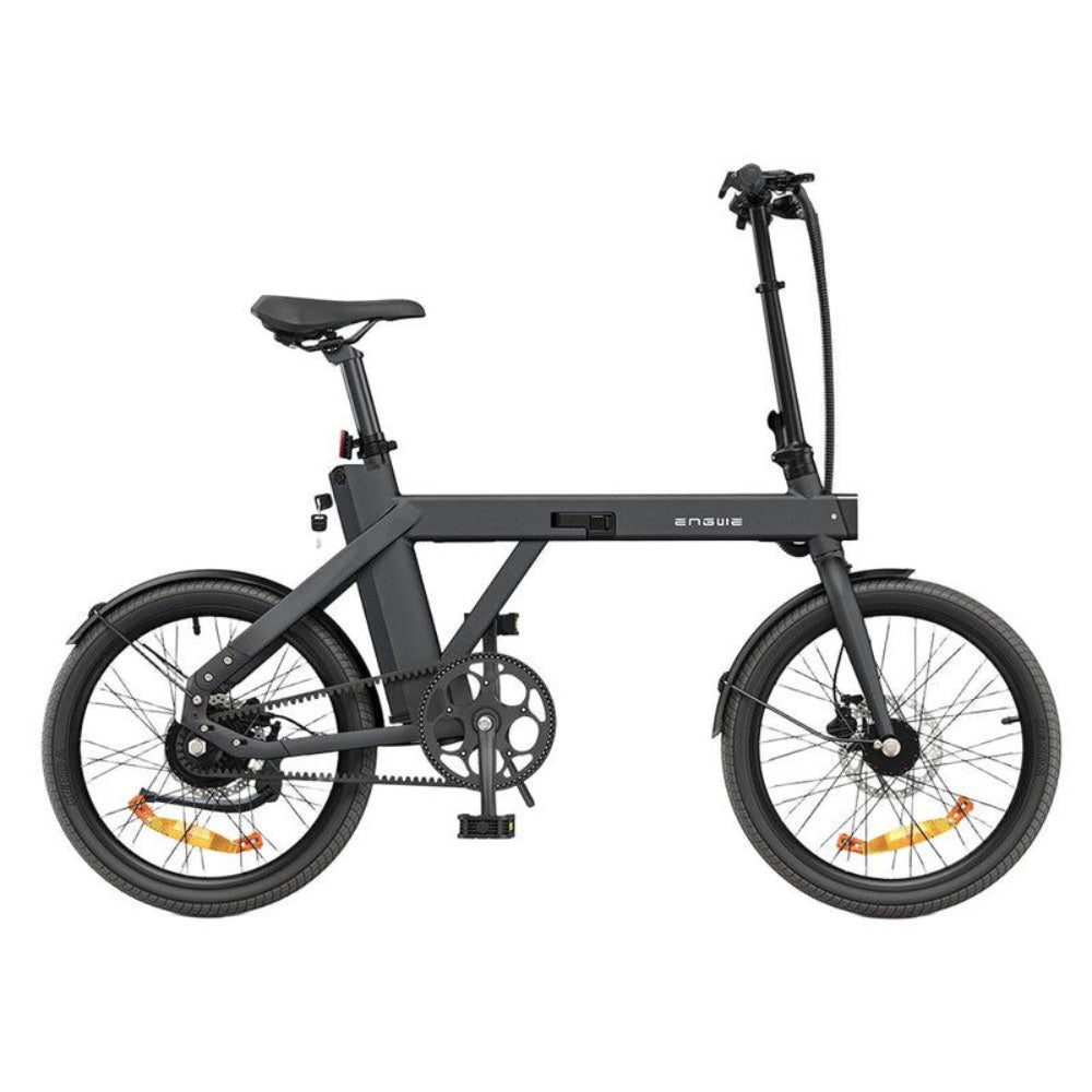 Engwe P20 Elektrische Vouwfiets met Riemaandrijving Zwart
