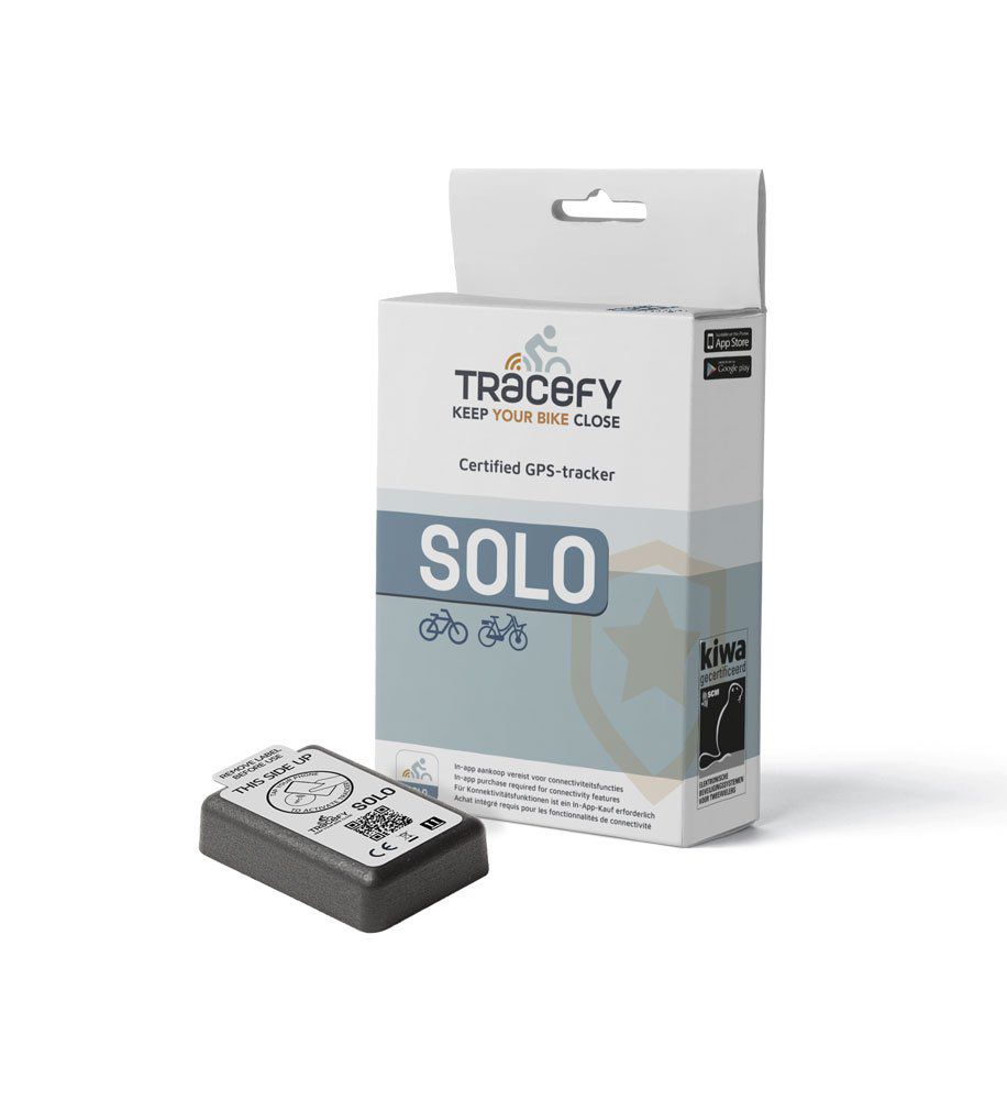 Tracefy Solo - Fatbike GPS Tracker - Met installatie en inbouw