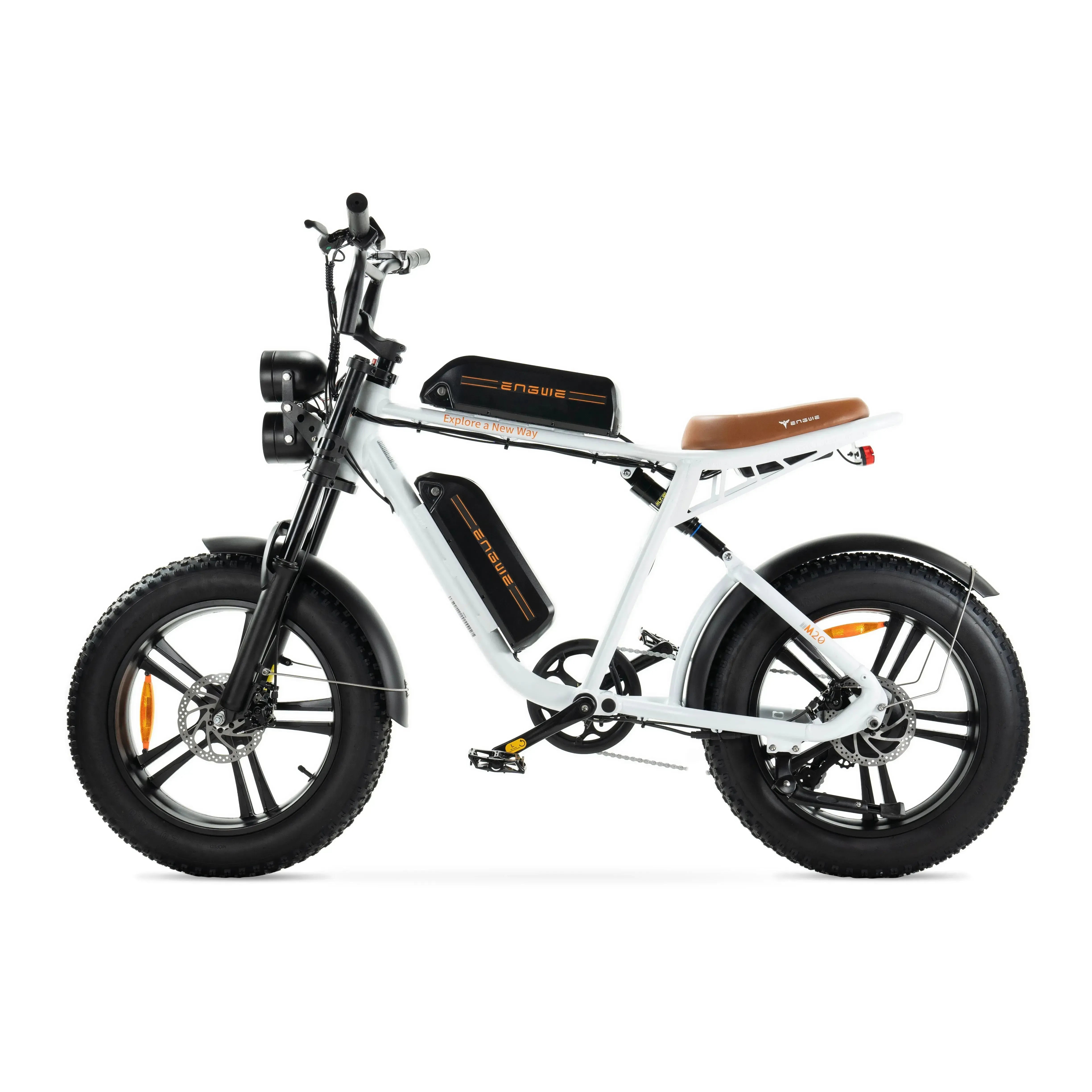 ENGWE M20 - Fatbike - Dubbele Accu - Wit