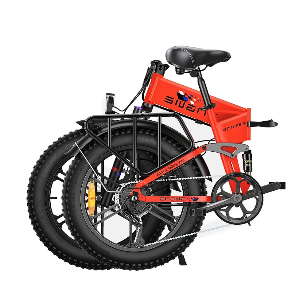 ENGWE Engine X - Fatbike - Elektrische Vouwfiets - Rood